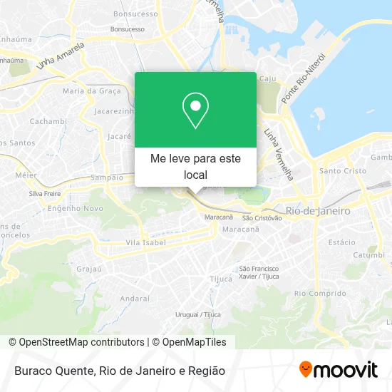 Buraco Quente mapa