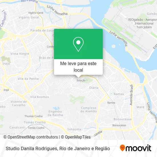 Studio Danila Rodrigues mapa