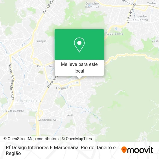 Rf Design Interiores E Marcenaria mapa
