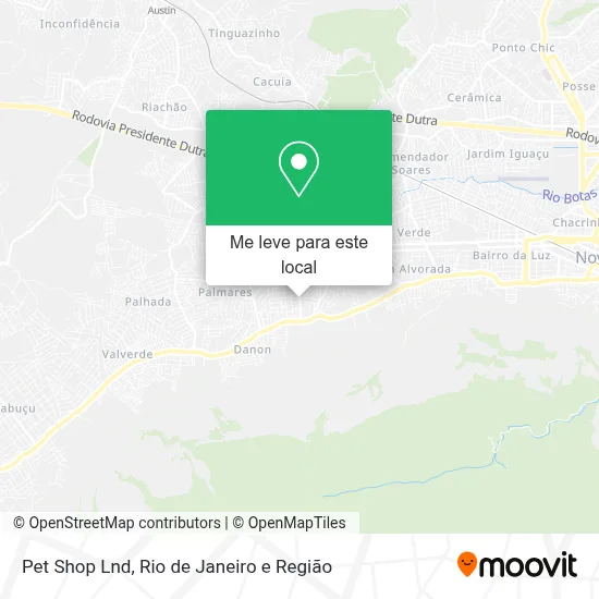 Pet Shop Lnd mapa