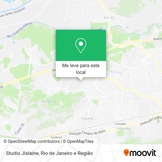 Studio Jislaine mapa