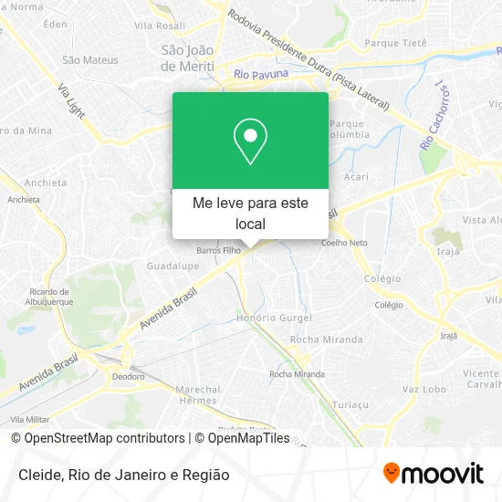 Cleide mapa