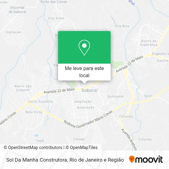 Sol Da Manha Construtora mapa