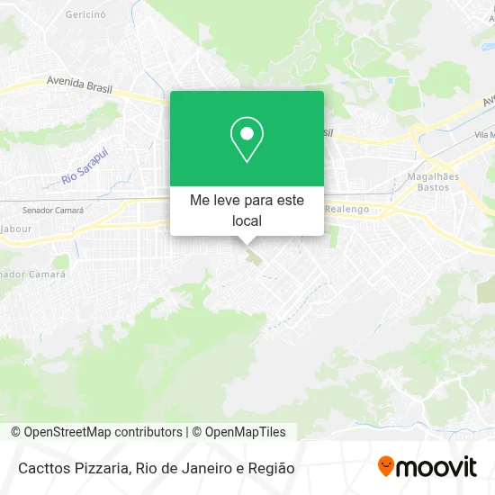 Cacttos Pizzaria mapa