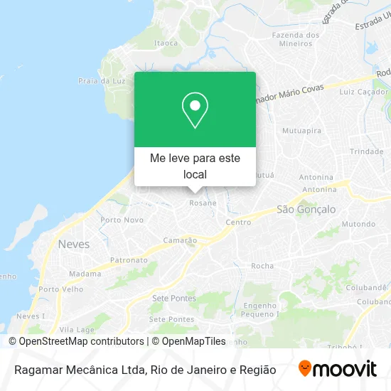 Ragamar Mecânica Ltda mapa