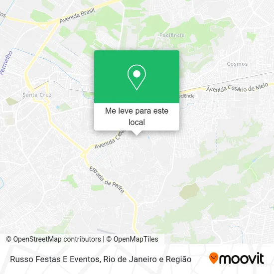 Russo Festas E Eventos mapa