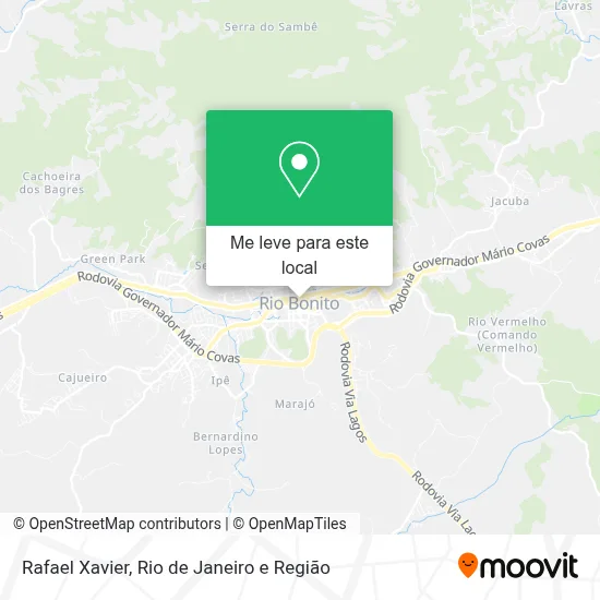 Rafael Xavier mapa