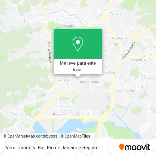Vem Tranquilo Bar mapa