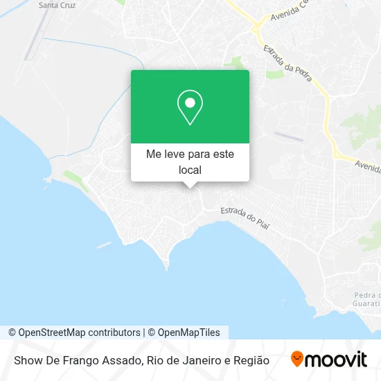 Show De Frango Assado mapa