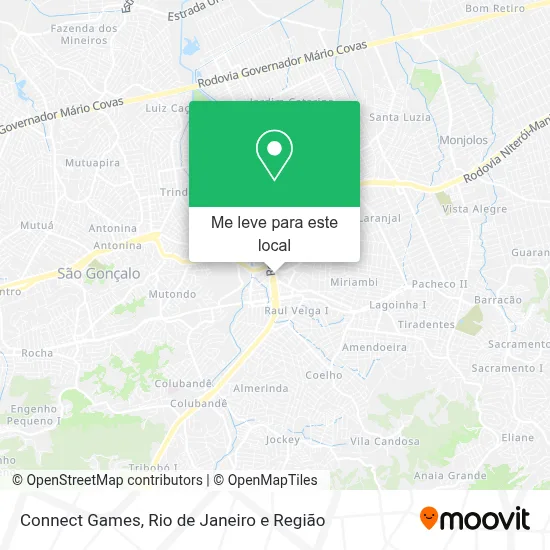 Connect Games mapa