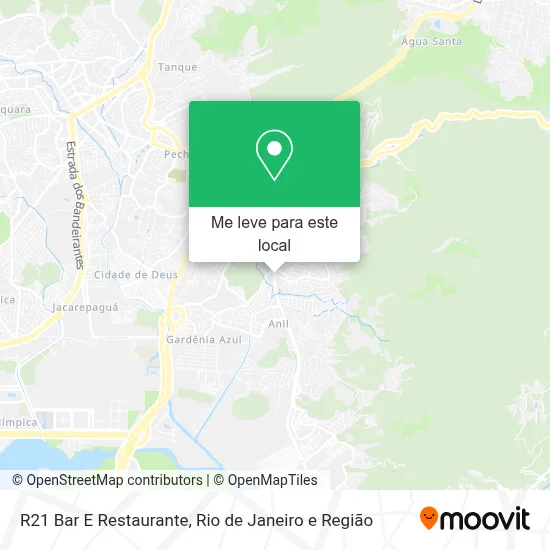 R21 Bar E Restaurante mapa