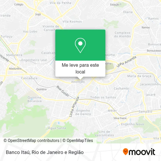 Banco Itaú mapa
