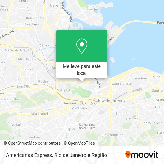 Americanas Express mapa