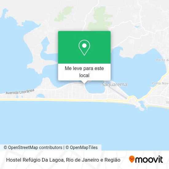 Hostel Refúgio Da Lagoa mapa