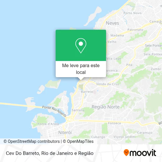 Cev Do Barreto mapa