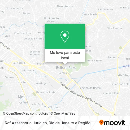 Rcf Assessoria Jurídica mapa