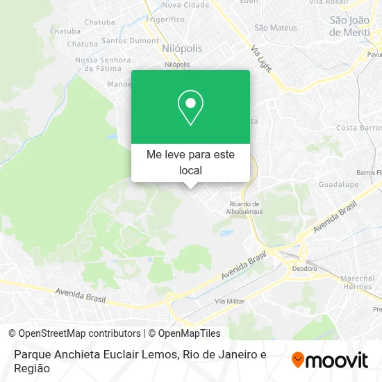Parque Anchieta Euclair Lemos mapa