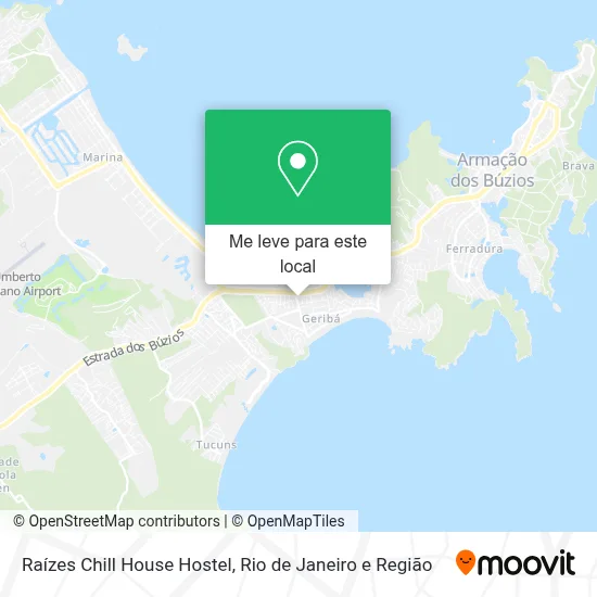 Raízes Chill House Hostel mapa