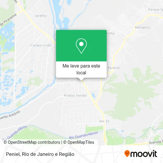 Peniel mapa