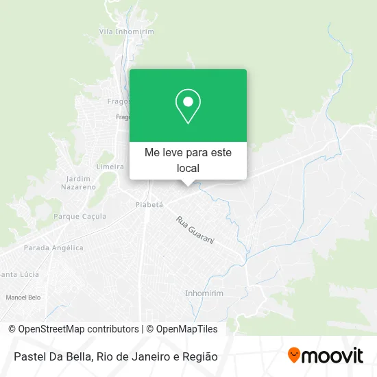 Pastel Da Bella mapa