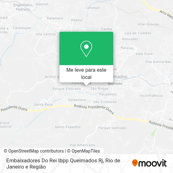 Embaixadores Do Rei Ibpp Queimados Rj mapa