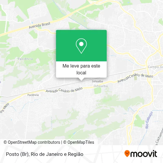 Posto (Br) mapa