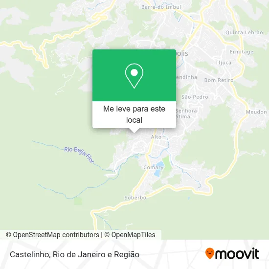 Castelinho mapa
