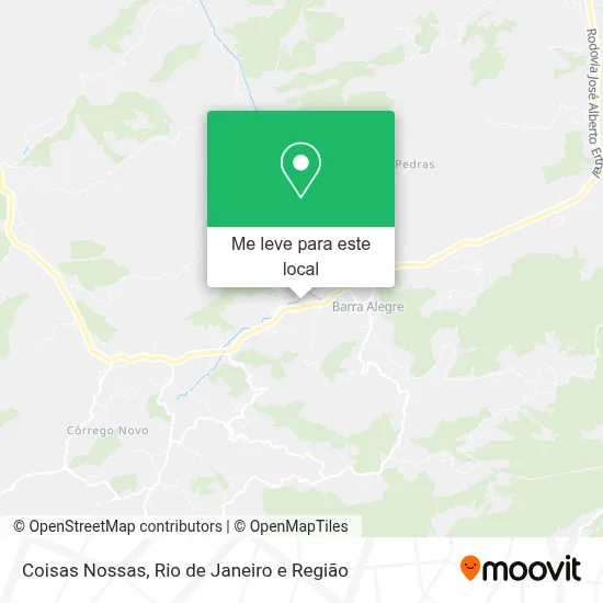 Coisas Nossas mapa