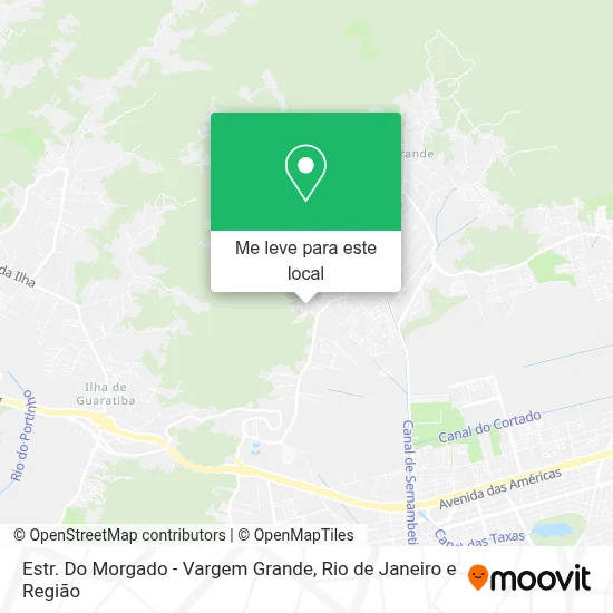 Estr. Do Morgado - Vargem Grande mapa