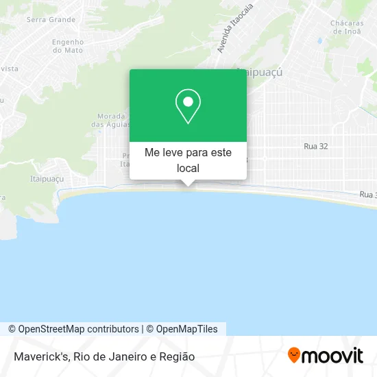 Maverick's mapa