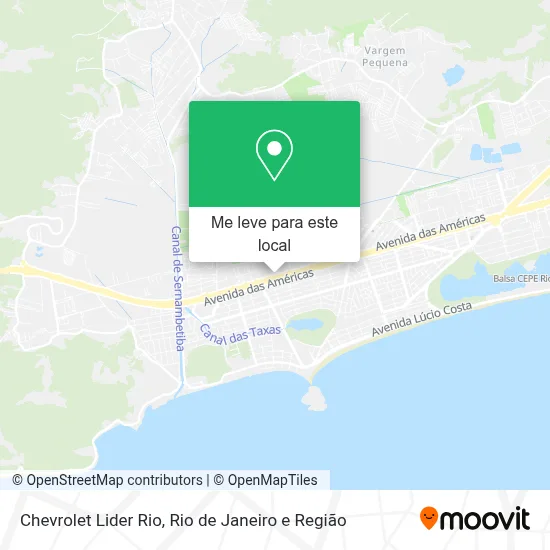 Chevrolet Lider Rio mapa