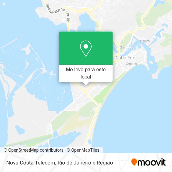 Nova Costa Telecom mapa