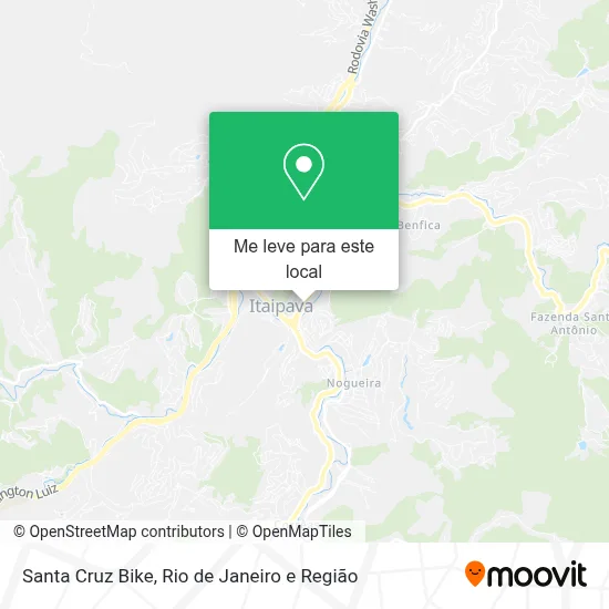 Santa Cruz Bike mapa