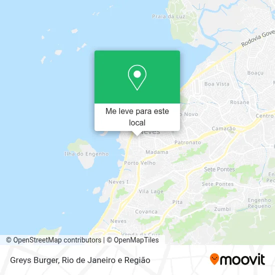 Greys Burger mapa