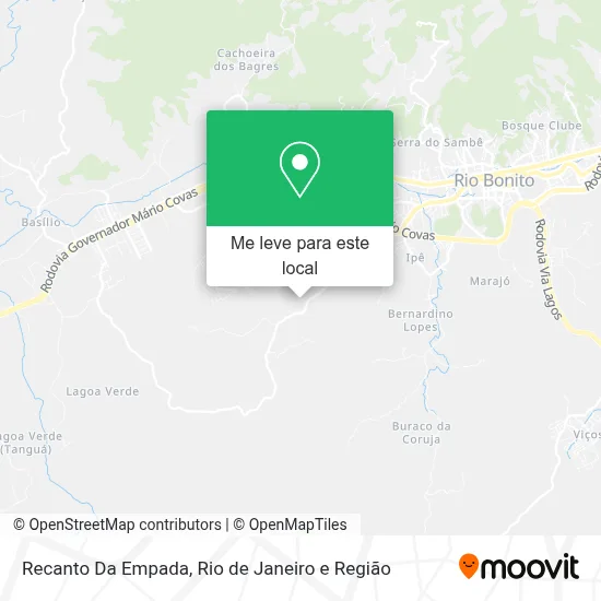 Recanto Da Empada mapa