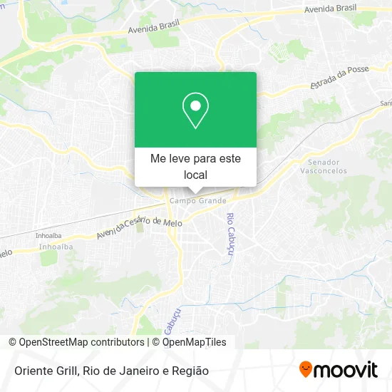 Oriente Grill mapa