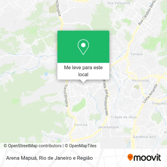 Arena Mapuá mapa