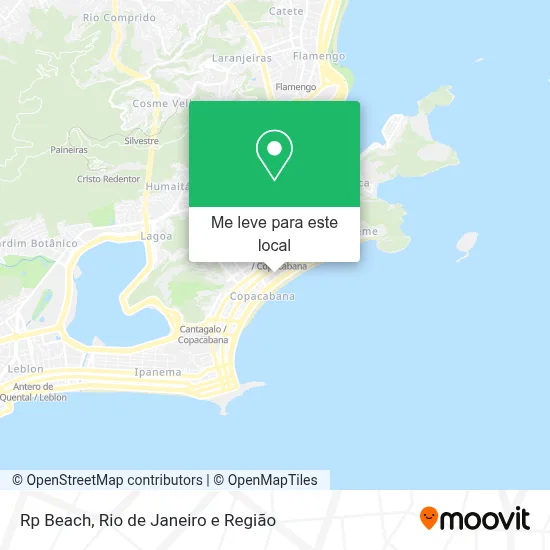 Rp Beach mapa