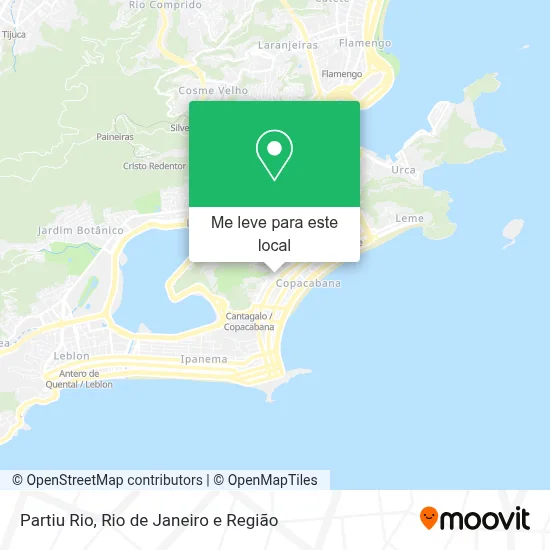 Partiu Rio mapa