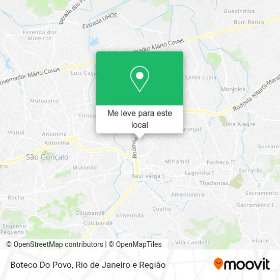 Boteco Do Povo mapa