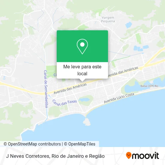 J Neves Corretores mapa