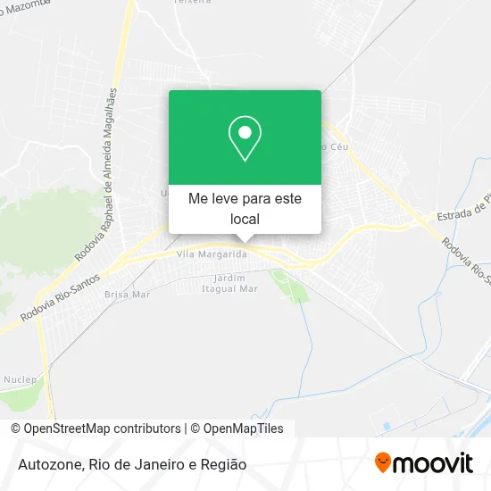 Autozone mapa
