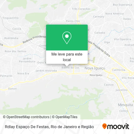 Rdlay Espaço De Festas mapa