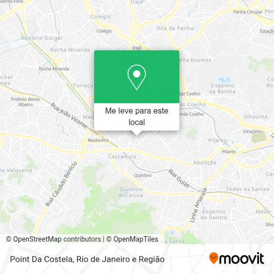 Point Da Costela mapa