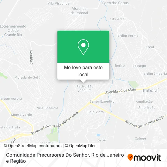 Comunidade Precursores Do Senhor mapa