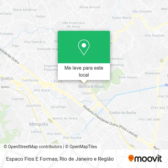 Espaco Fios E Formas mapa