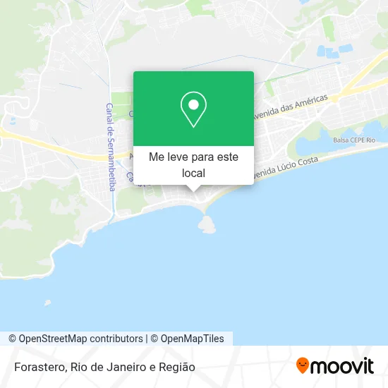 Forastero mapa
