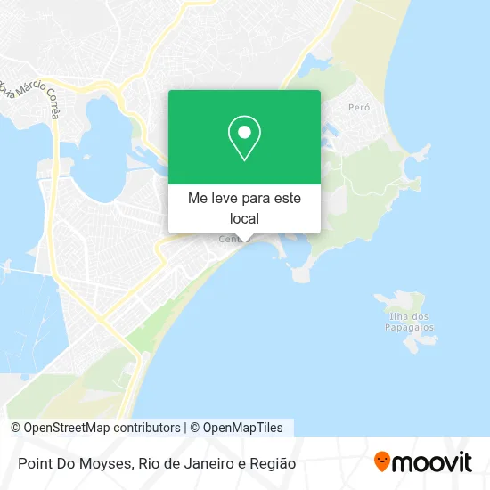 Point Do Moyses mapa