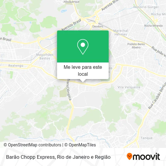 Barão Chopp Express mapa