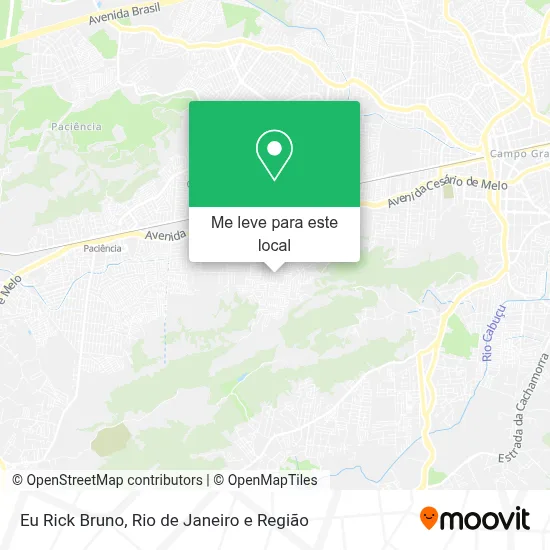 Eu Rick Bruno mapa